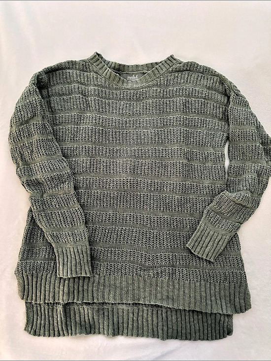 Marled Sweaters - Marled Women'Small Knit Crewneck Sweater in Sage Green Size Small